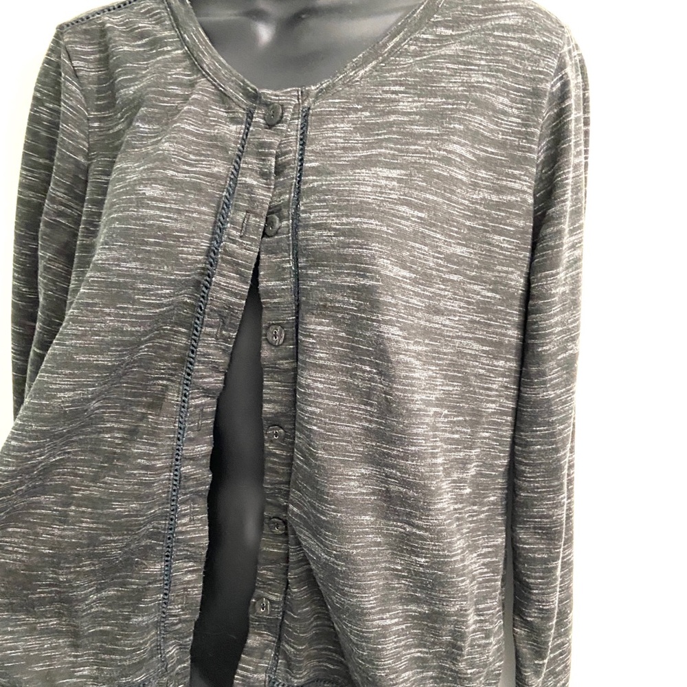 Chic Gray Button Up - image 4